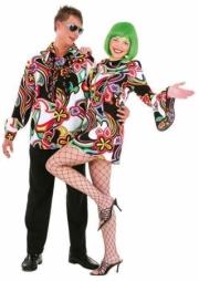 Flower-Power Hippie1 Kleid + HemdKatalogkostum<br />
Teilweise + Anfertigungem<br />
